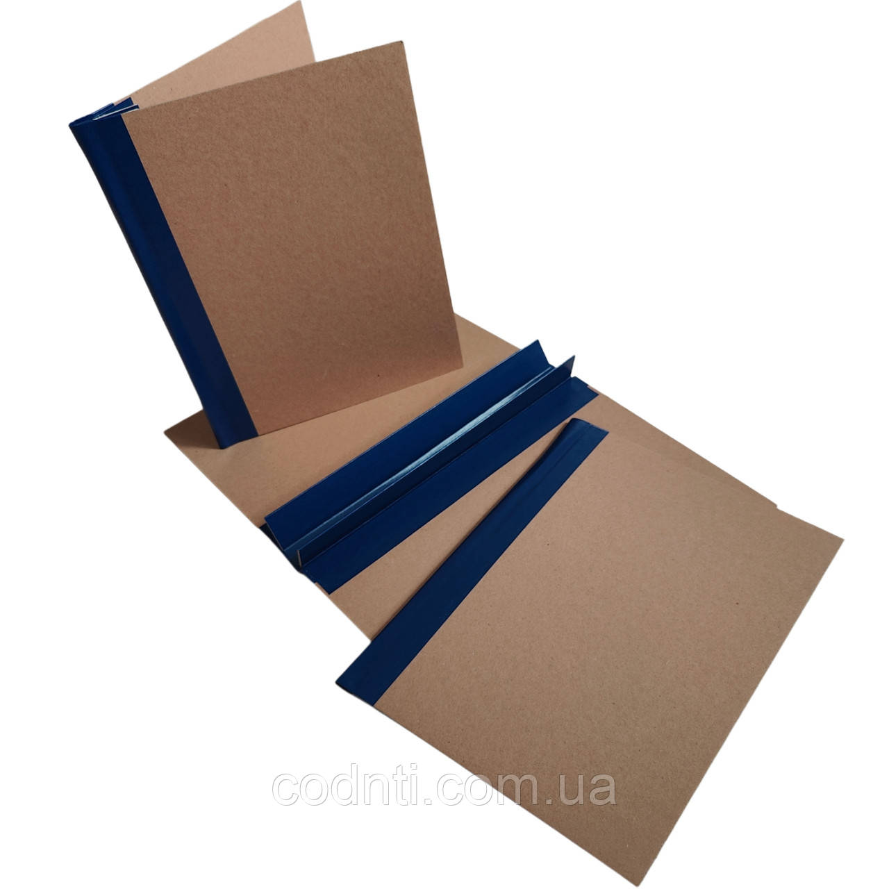Архівна папка-листівка ЦОДНТІ 320х230мм корінець бумвініл 30 мм А4 з подвійним клапаном для підшивання документів, фото 1