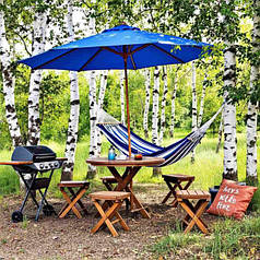 Розкладні столи, мангали, шампура, гамаки