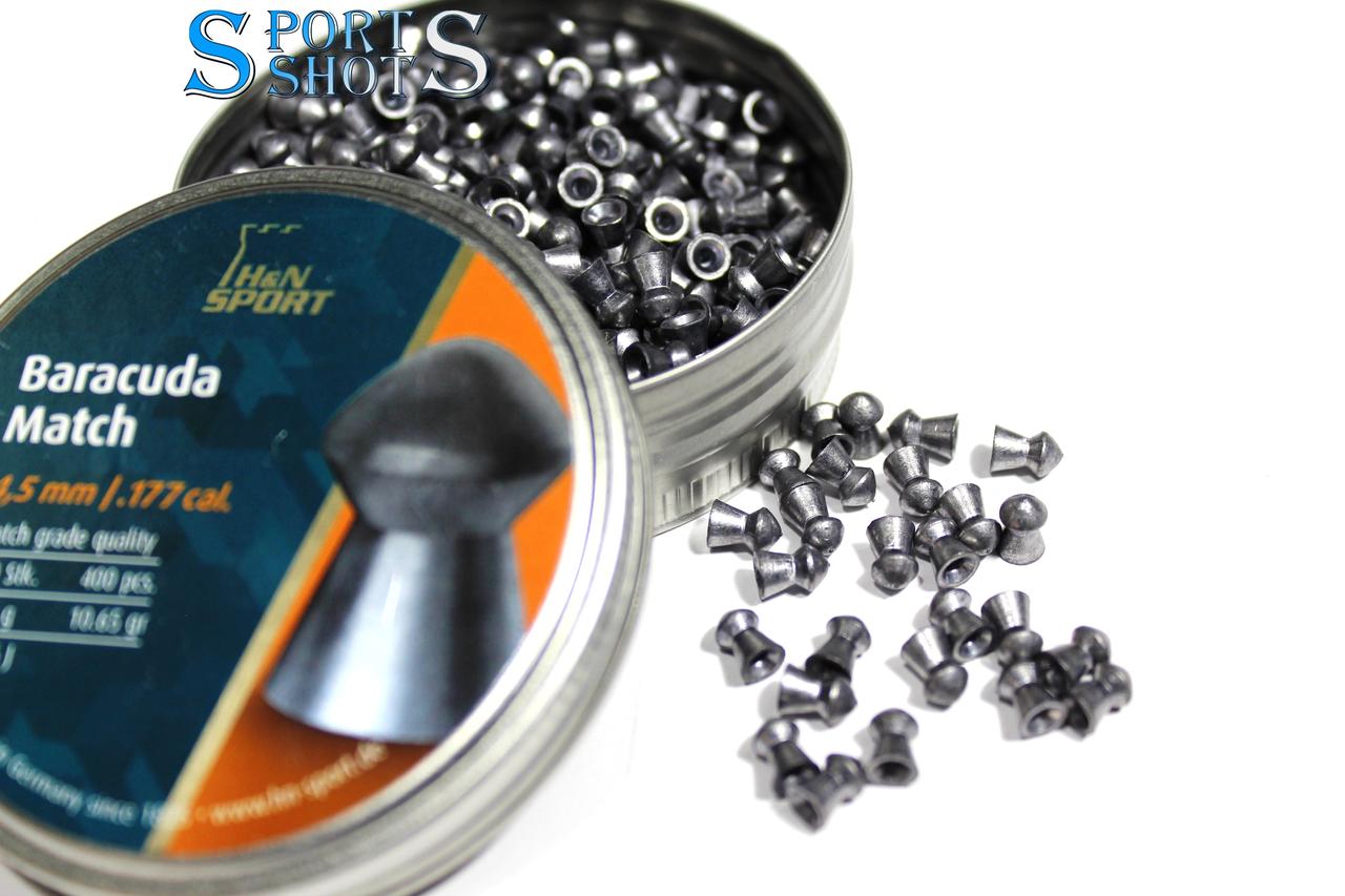 Кулі H&N Baracuda Match 4.50 мм, 0.69г, 400 шт/пчк, фото 1
