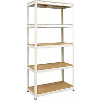 Стелаж металевий Siker GoodTool P9040 180x90x40 см 5 полиць для складу гаражу дому R_2540