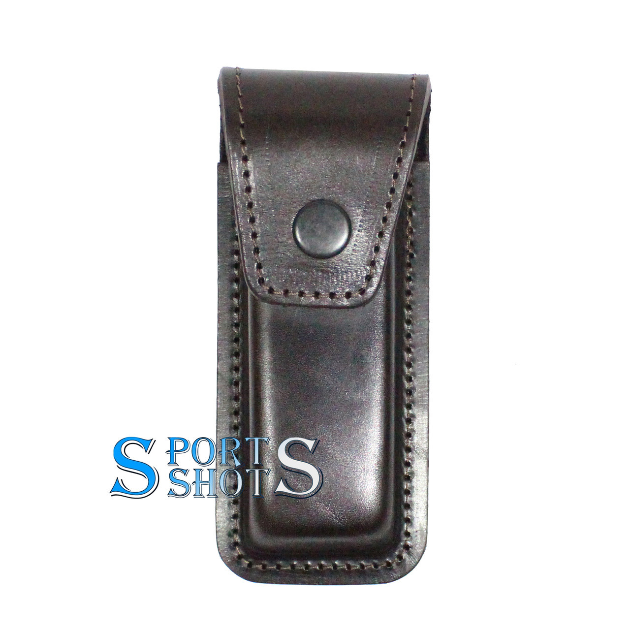 Чохол для складаного ножа з кнопкою XL (шкіра, коричневий), фото 1