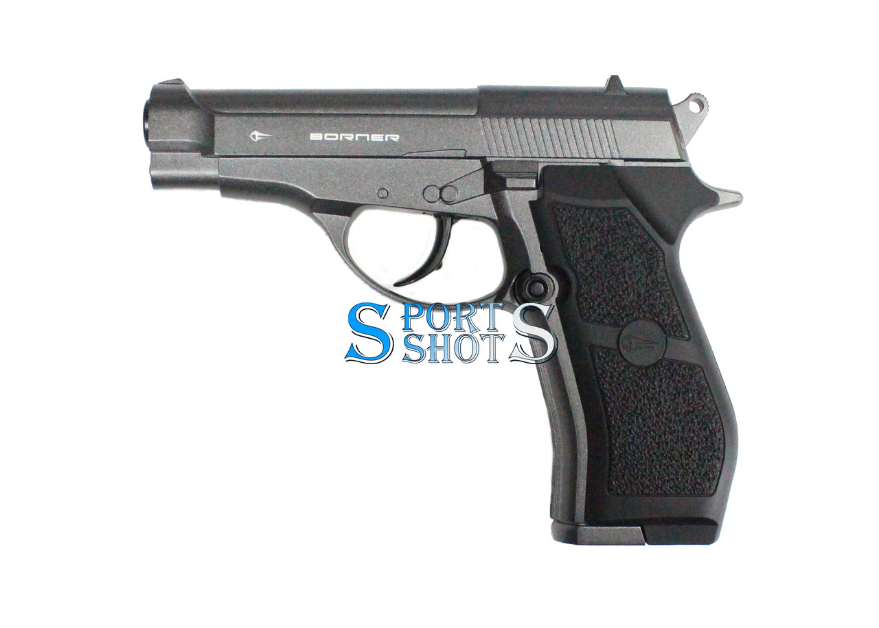 Пневматичний пістолет Borner M84 (Beretta M84 FS, метал), фото 1