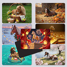 Вінілові магніти 2026 рік Коня