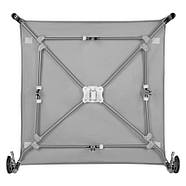 Манеж ігровий дитячий Lionelo Mille Plus Grey Green (складаний, матрац, сумка для зберігання) Сіро-зелений, фото 5