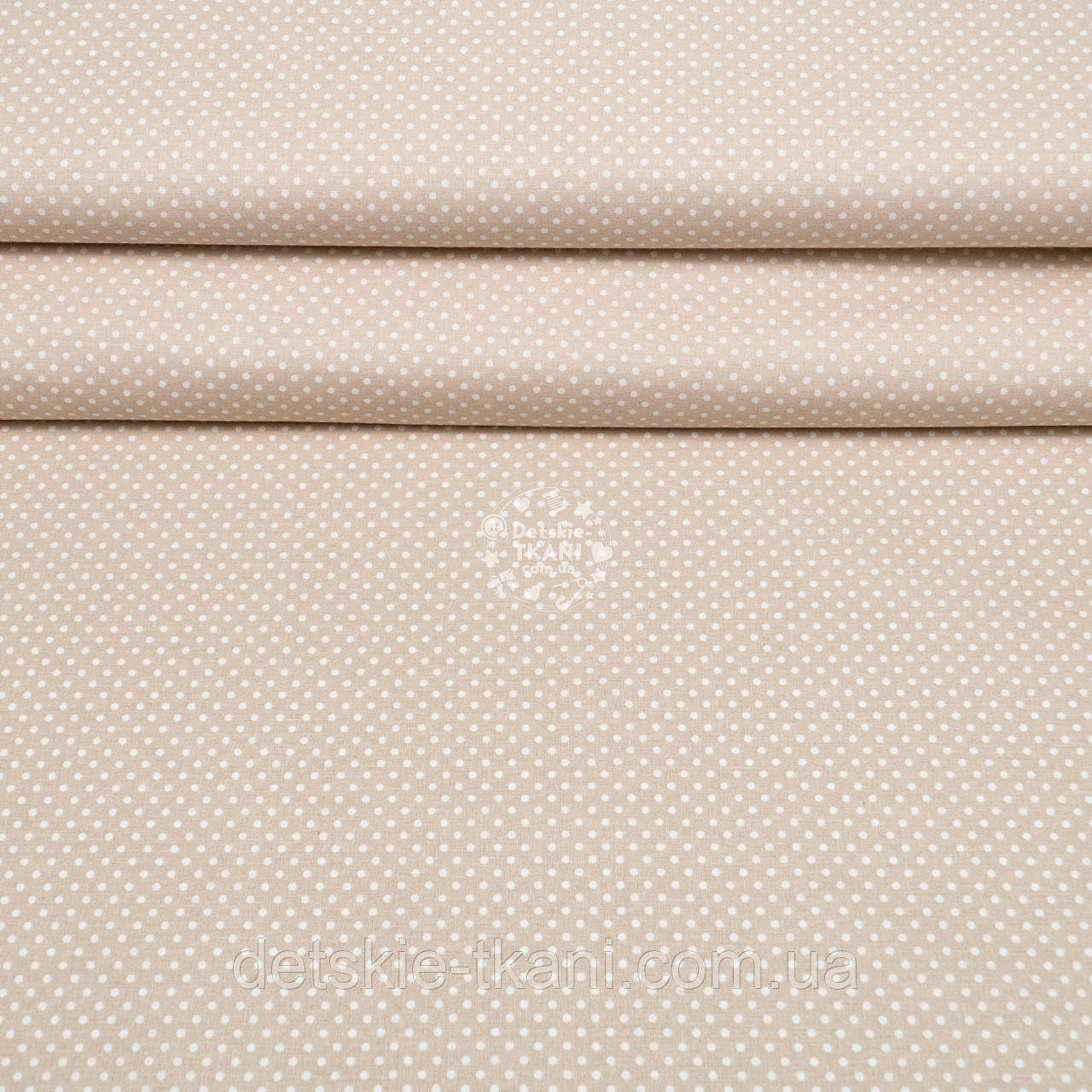 Ранфорс шириною 240 см "Пшоно на бежевому тлі", №5709, фото 1