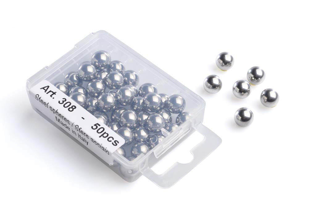 Кульки для рогатки Stil Crin сталеві 09 мм 50шт (308), фото 1
