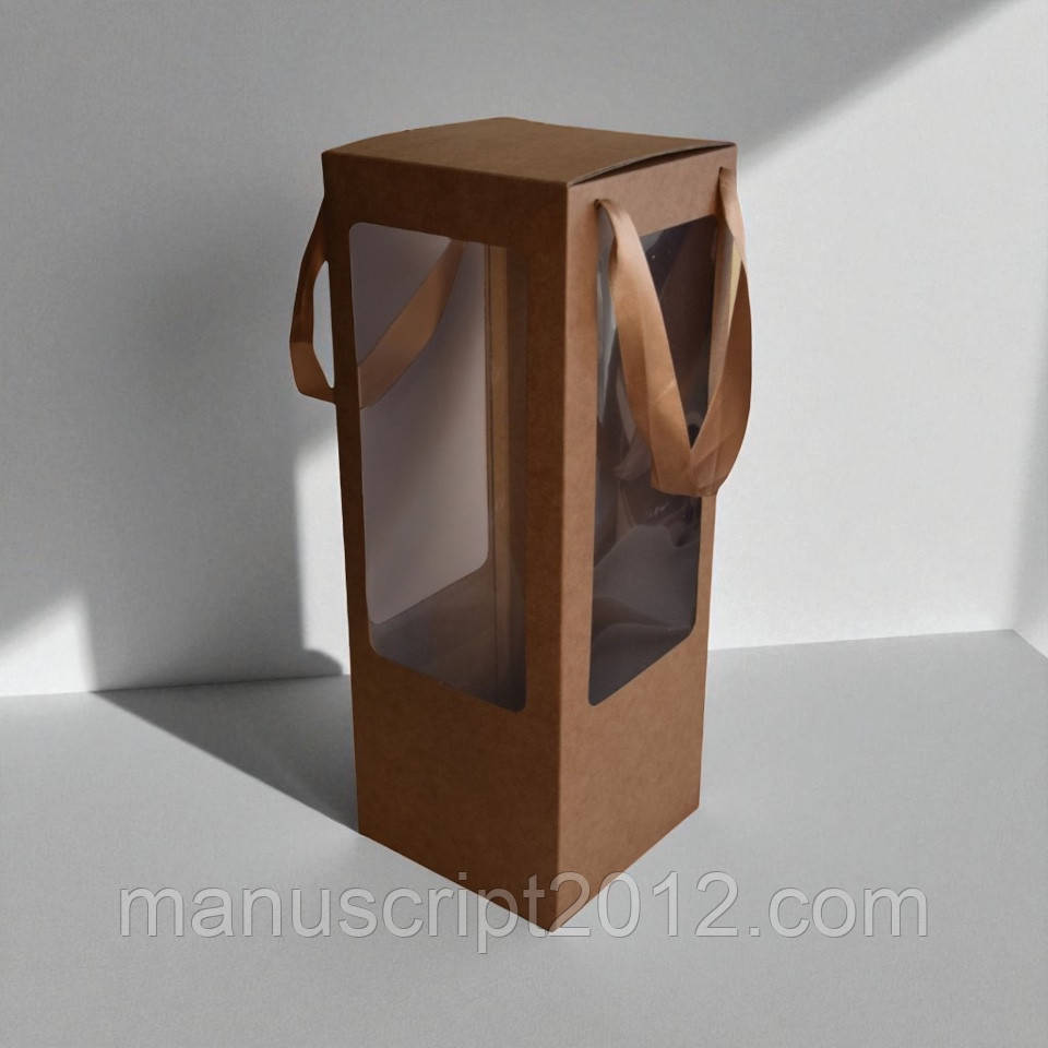 Коробка для подарунків, ляльок, іграшок (140х140х350мм.) крафт