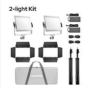 120W Набір постійного світлодіодного LED-світла/панель Godox Litemons LP600 2-Light Kit Bi-Color, автономні, фото 3