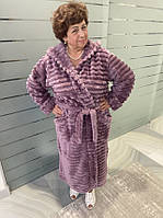 Батальний теплий Модний жіночій махровий халат на запах шарпей 52/54, 54/56 р, доставка по Украине НП, Укрпочта