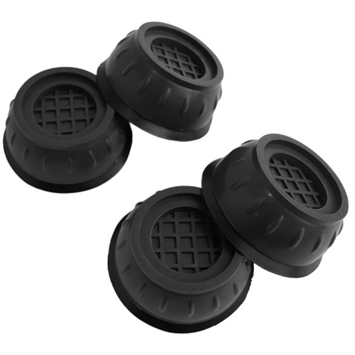 Підставки підкладки антивібраційні 4шт для пральної машини, чорні, фото 1