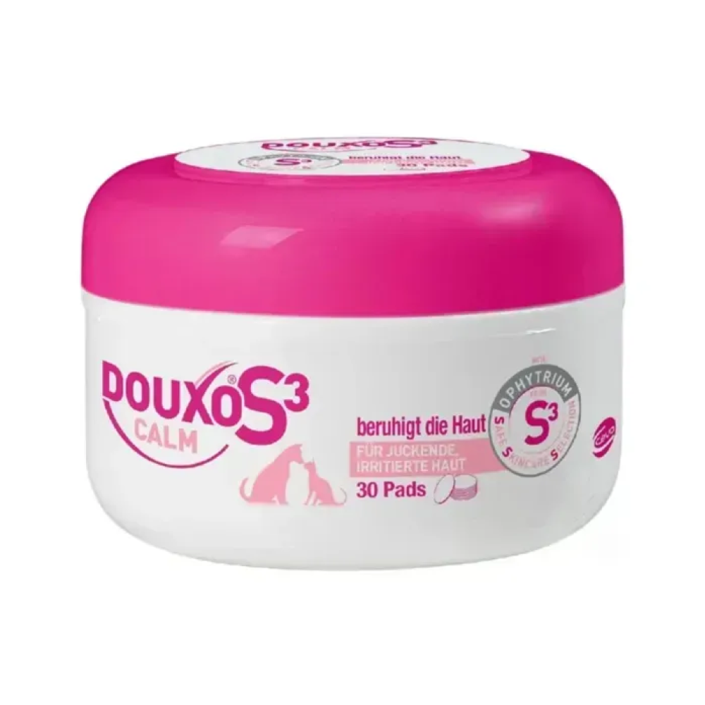 Спонжі для собак Ceva Sante Douxo S3 Calm для догляду за шкірою, упаковка 30 шт