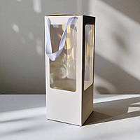 Коробка для подарунків, ляльок, іграшок (150х150х400мм.) біла