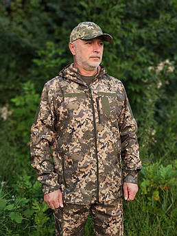 Тактична літня куртка з водонепроникної тканини | Літня вітровка Піксель