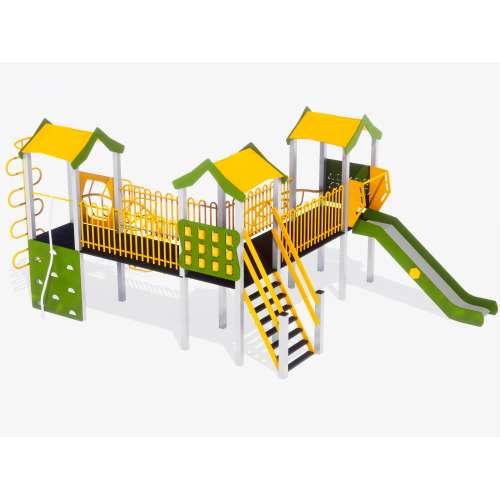 Дитячий комплекс DKA-005 Альпініст тривежевий з лазами, фото 1