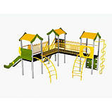 Дитячий комплекс DKA-005 Альпініст тривежевий з лазами, фото 4