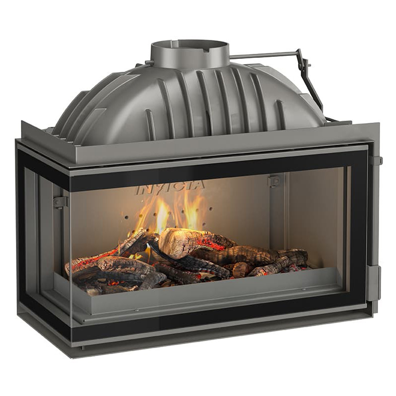 Камінна топка INVICTA D ANGLE VG 800 Ліве скло, фото 1