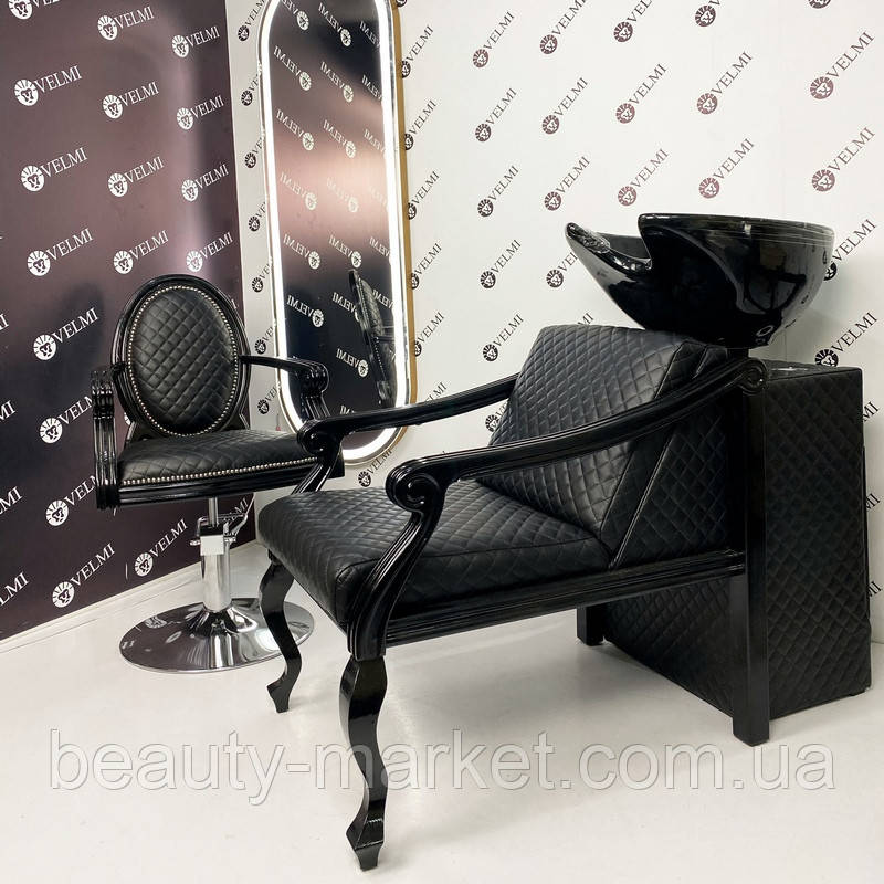 Комплект перукарських меблів Mozart Black, фото 1