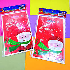 Пакет дитячий подарунковий 16*24 см 10 штук Новорічні