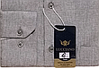 Класична однотонна чоловіча сорочка Lucciano vd-0006 бежева з довгим рукавом, ошатна, стильна, фото 8