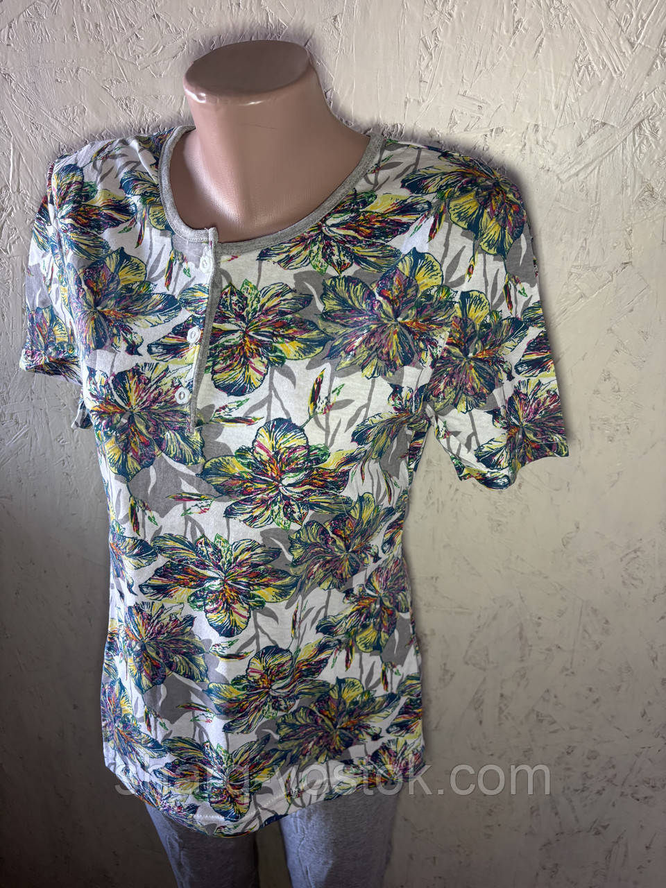 Піжама жіноча бриджі та футболка, фото 1