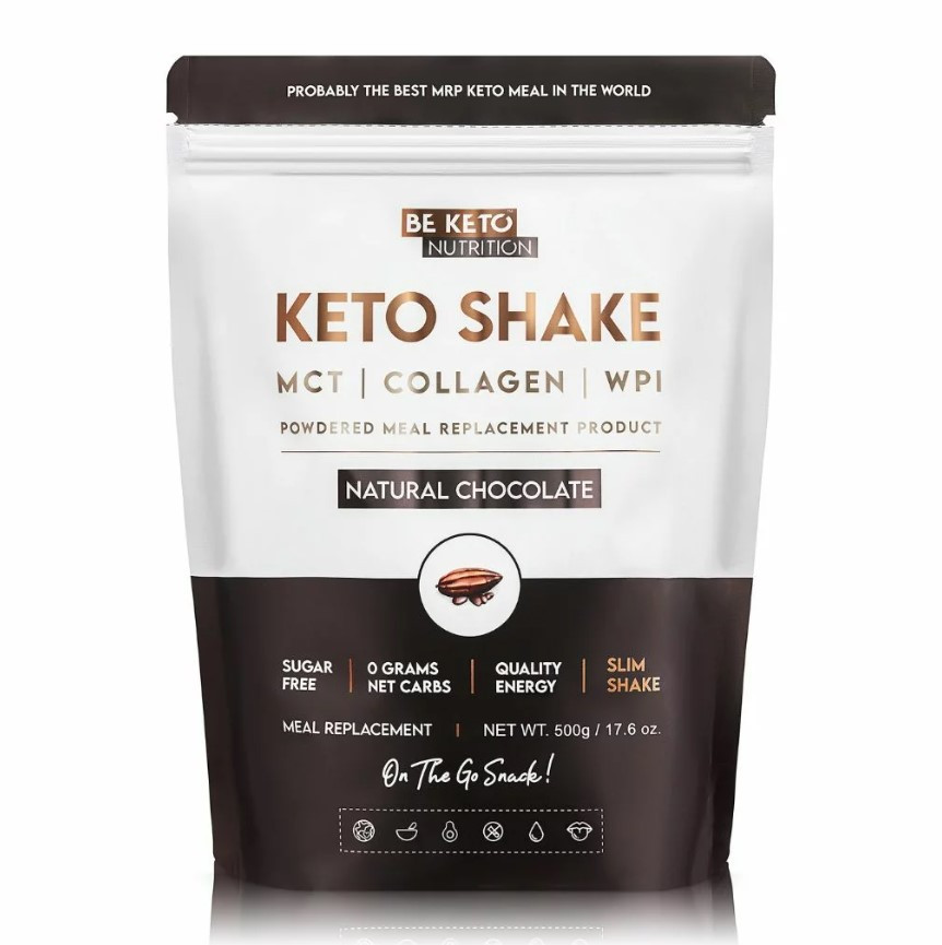 BeKeto Diet Keto Shake / Дієтичний кето-коктейль із натуральним шоколадом 500 г