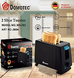 Тостер на 2 скибочки Domotec MS 263