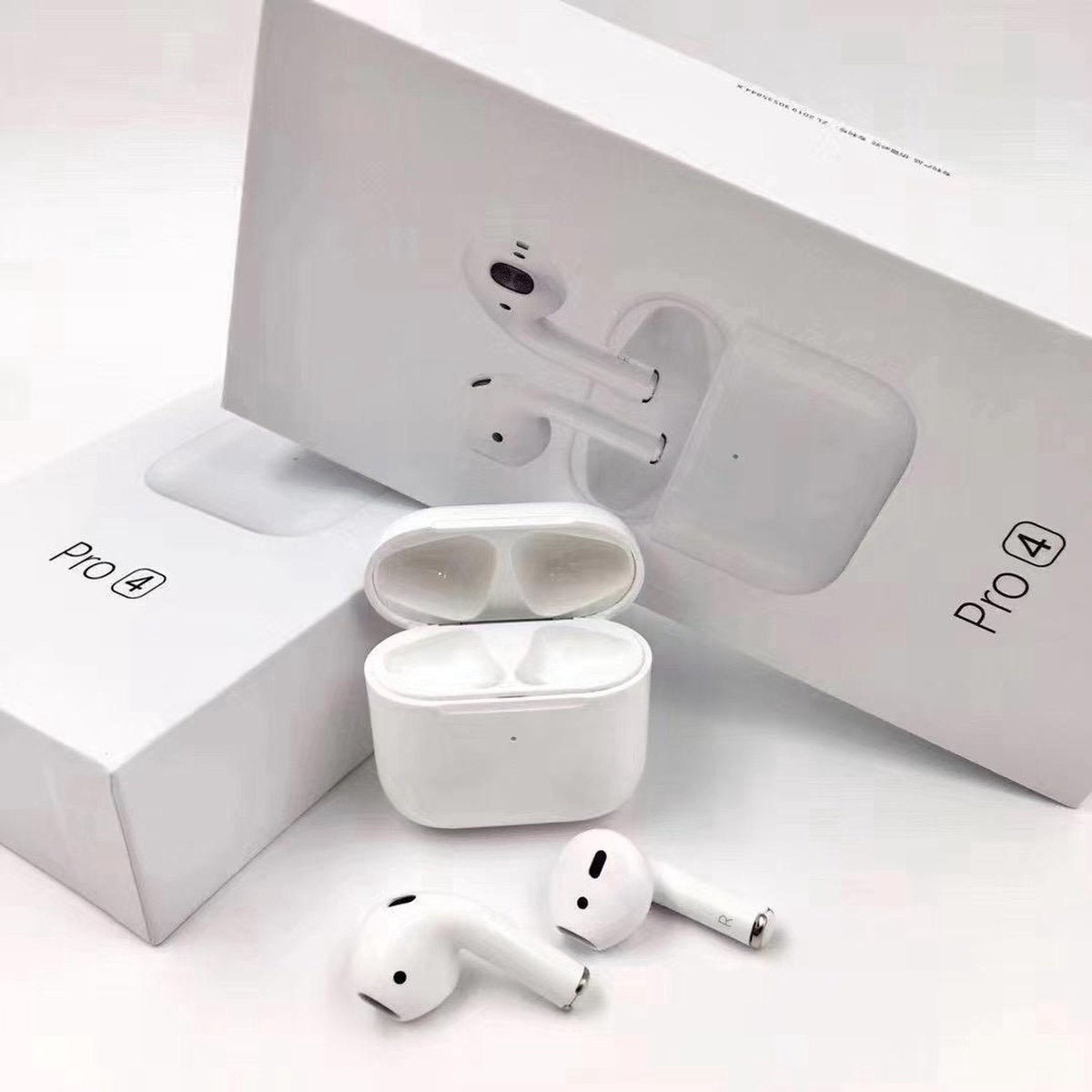 Навушники бездротові Apple AirPods 4 5 система ANC з силіконовим чохлом