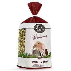 Сіно тимофіївки для гризунів із морквою та пастернаком Deli Nature Rodelicious Timothy HayCarrot&Parsnip 600 г