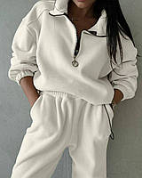 Жіночий теплий костюм двійка: кофта і штани двосторонній фліс «Полар»