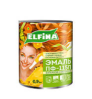 Емаль алкідна ПФ-115 Бірюзова 0.9 кг Elfina