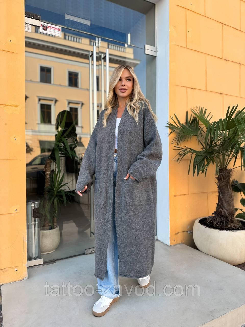 Кардиган жіночий в'язаний 42-46, фото 1