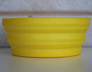 Миска силіконова складна туристична глибока тарілка для походу та кемпінгу 550 мл 135 х 55 мм Yellow, фото 7