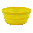 Миска силіконова складна туристична глибока тарілка для походу та кемпінгу 550 мл 135 х 55 мм Yellow, фото 9