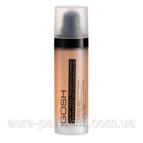 Основа под макияж с антивозрастным эффектом Gosh Velvet Touch Foundation Primer Anti-Wrinkle Apricot