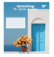 Тетрадь школьная ученическая 36 листов клетка YES Charm of Colors Тетради с плотной цветной обложкой