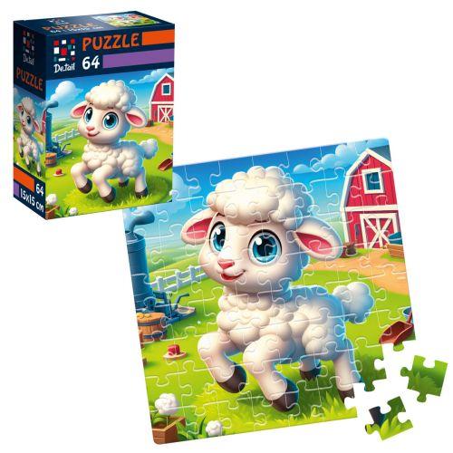 Пазлы "De.tail. Ловке овечка" 64 деталі, фото 1