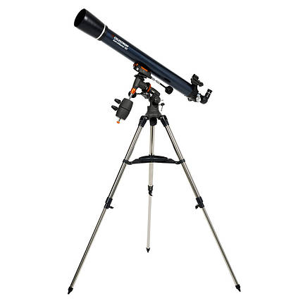 Телескоп Celestron AstroMaster 90 EQ | Рефрактор-ахромат на екваторіальному монтуванні для астрономічних і наземних спостережень, фото 1
