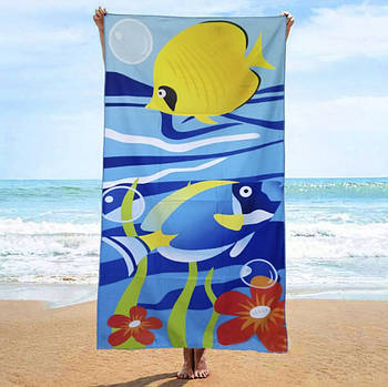 Рушник пляжний Рибки (90 на 180 см)