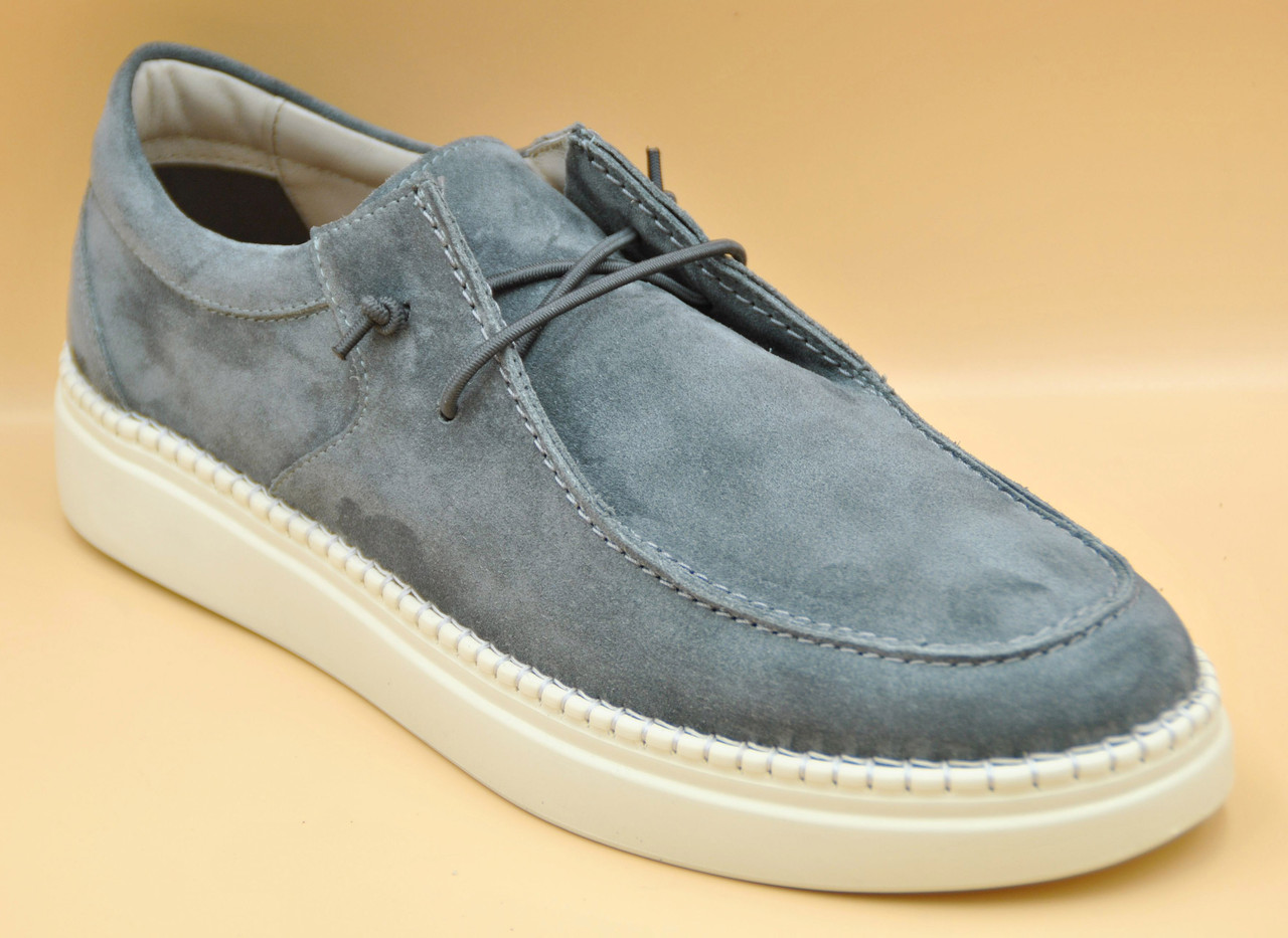 Зручні чоловічі сірі топсайдери 41 розмір, фото 1