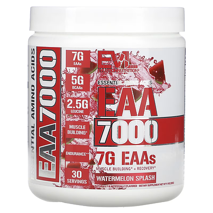 Амінокислоти EVLution Nutrition EAA7000 282 г (30 порц.) (кавун), фото 1