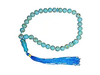 Чотки зелені бірюза 33 намистини