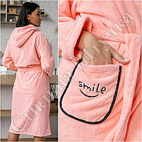 Теплий жіночий халат на запах 42-46р, доставка по Україні Укрупчта, НП