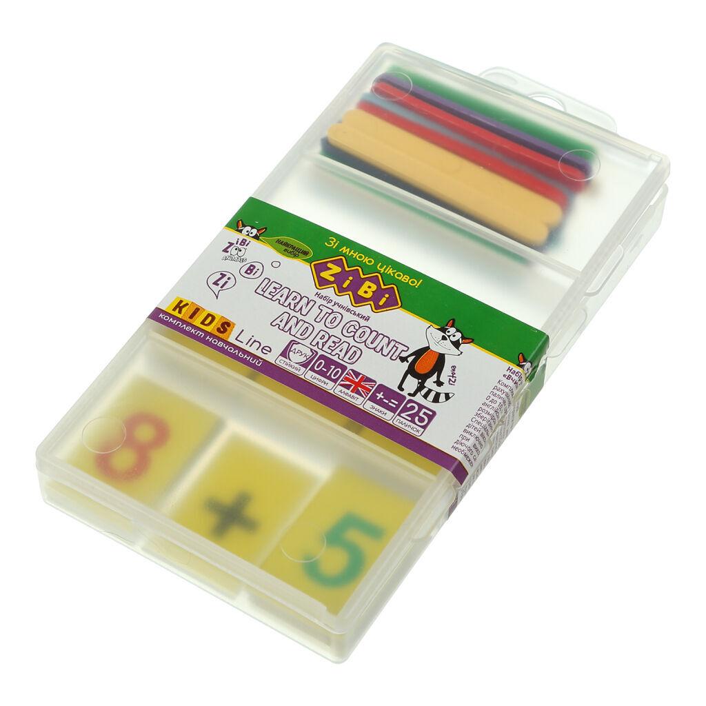 Навчальний набір ZiBi Read and count in English (ZB.4924), фото 1