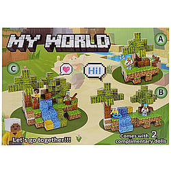 Дитячий магнітний конструктор "MINECRAFT" SX1001A 55 деталей