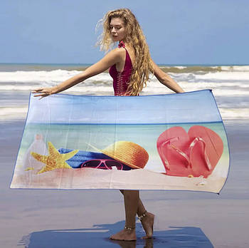 Рушник пляжний Пляж (70 на 140 см)