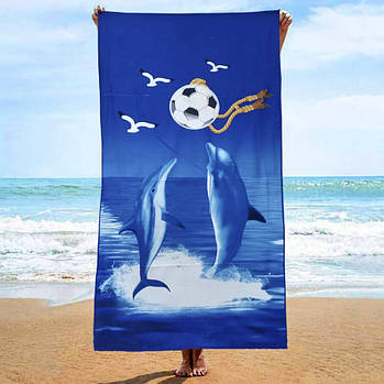 Рушник пляжний Дельфін (70 на 140 см)