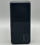 🖤Повербанк Power bank XO PR251 10000 mAh повербанк 2хUSB, USB Type-C, Micro USB, Чорний, фото 3
