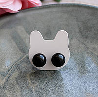 Сережки гвоздики "Чорна перліна"