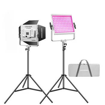 72W Набір постійного світлодіодного LED-світла/панель Godox Litemons LP400 RGB 2-Light Kit, автономні