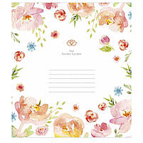 Зошит Школярик Tender Garden 12 аркушів лінія (012-3378L), фото 3